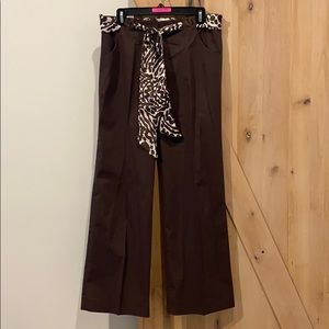 Milly of New York chocolate brown trousers